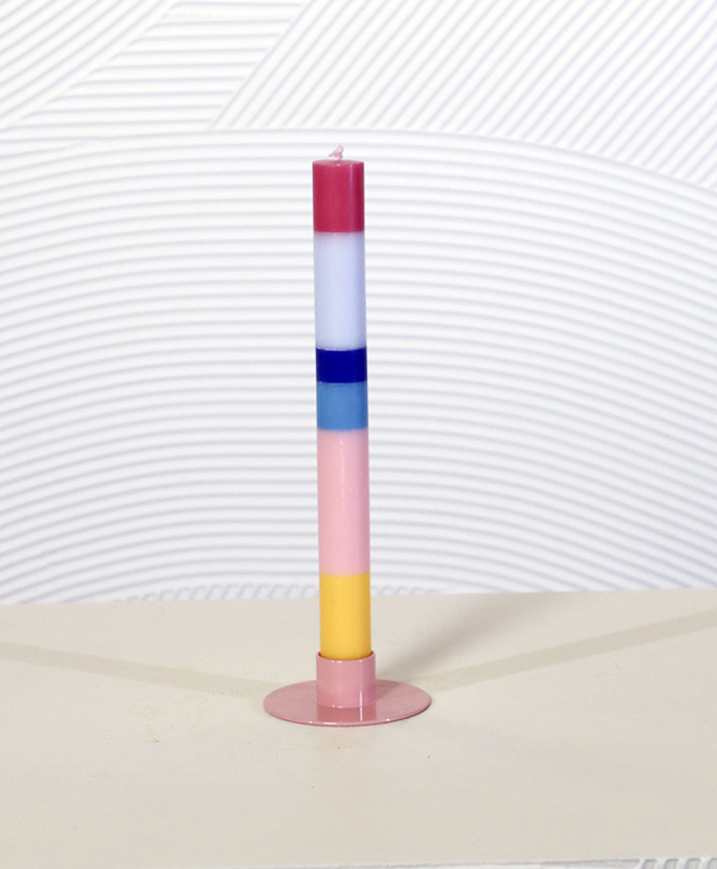 CANDLE HOLDER PINK