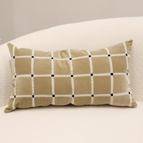 CUSHION NELLY 50X50 FAWN/DUSTY WHITE