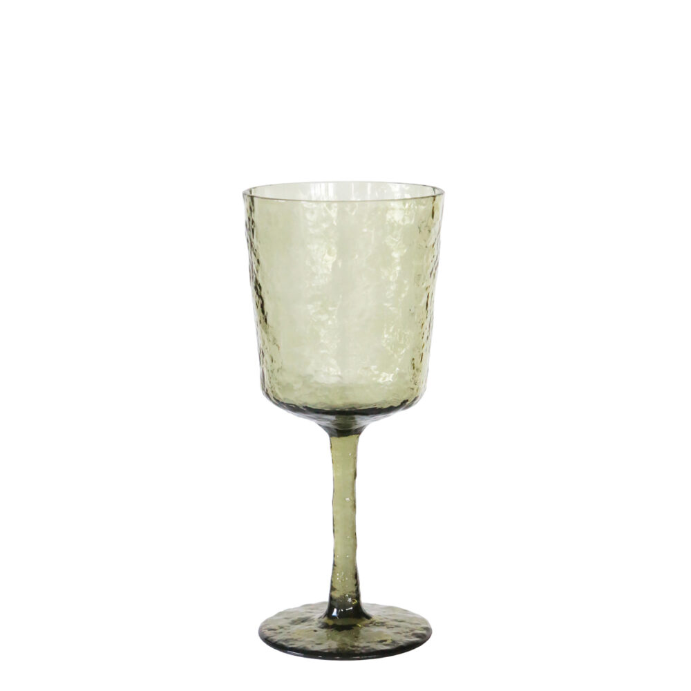 OUTDOOR GLASS GREEN “ICE EFFECT”  L