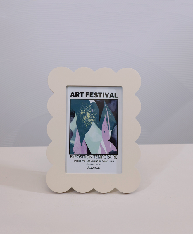 PHOTO FRAME PETAL BEIGE