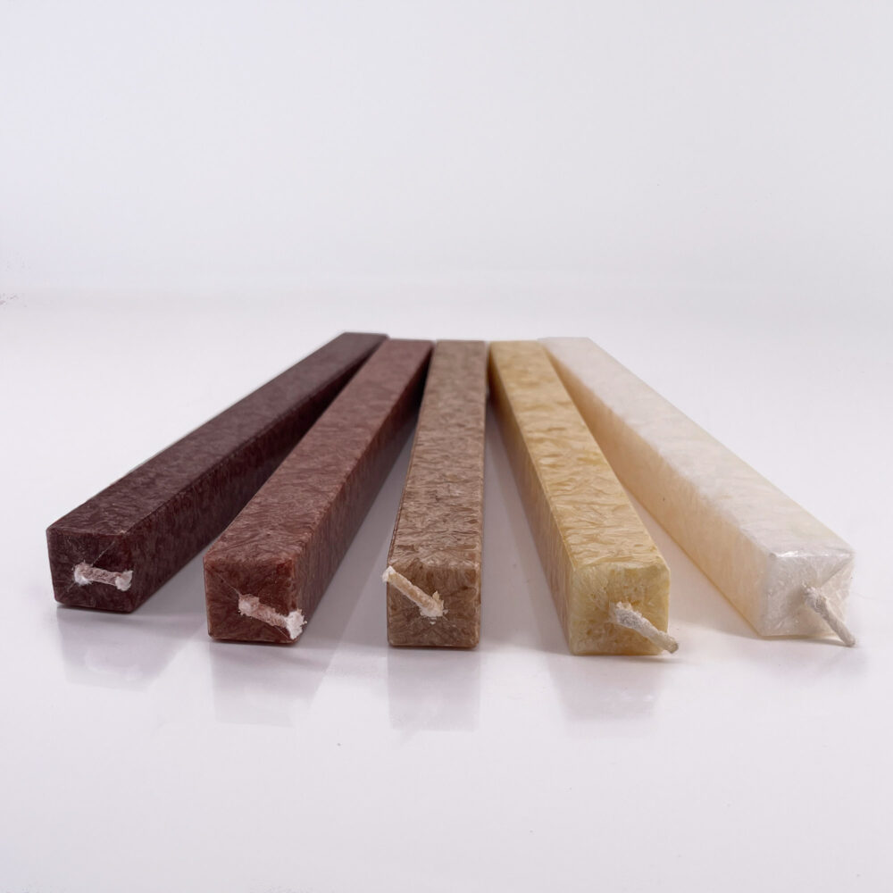 CANDLE SQUARE LONG (Set of 2)