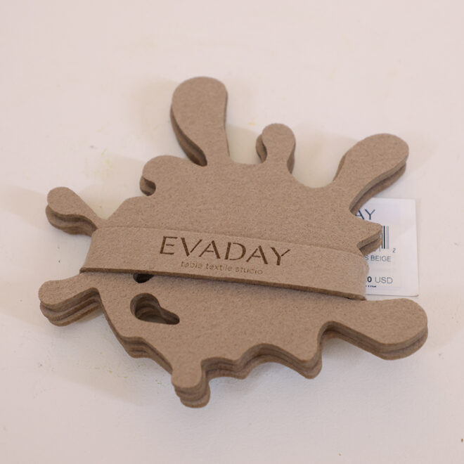 COASTER 4 PCS BEIGE