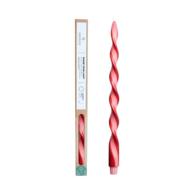 CANDLE BIG DUO SPIRAL LOVE