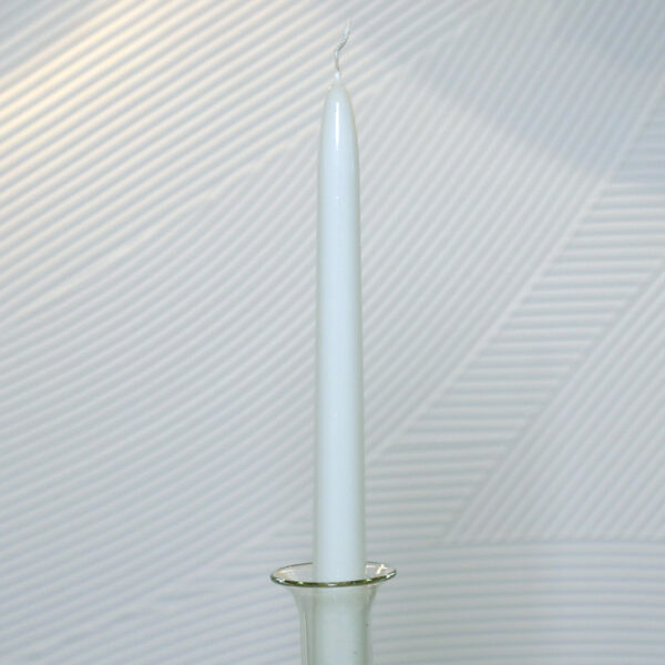 CANDLE CONICA H30 WHITE