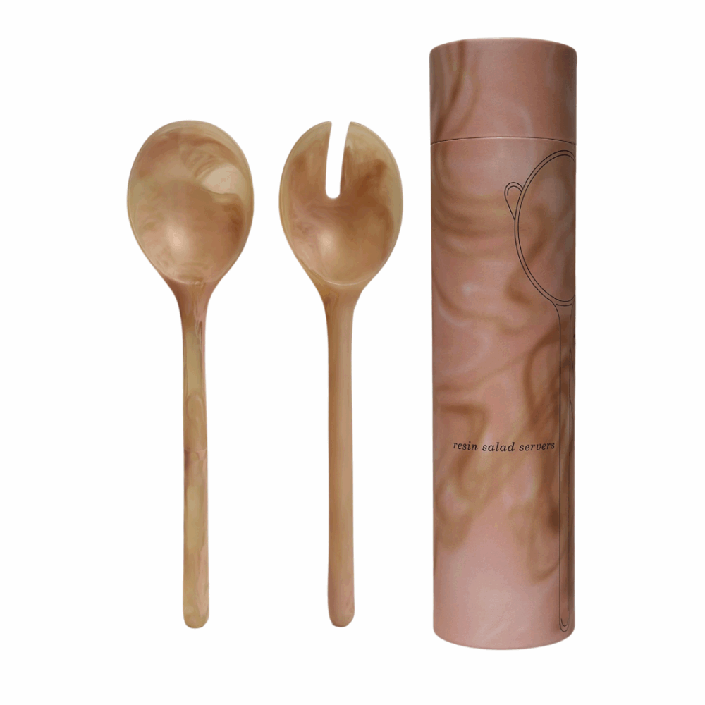 MAEGEN SALAD SERVER PEACH