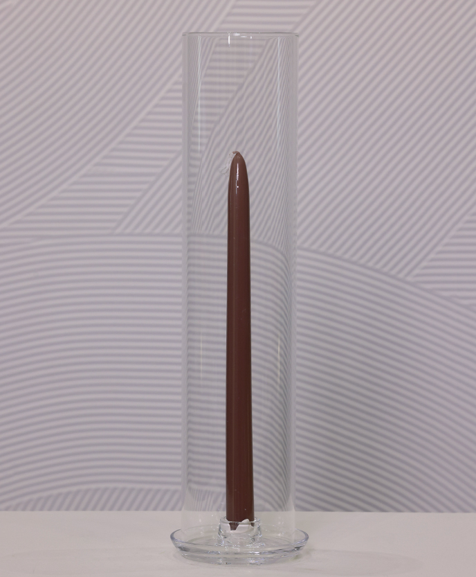 GLASS PLATE WITH CYLINDER S