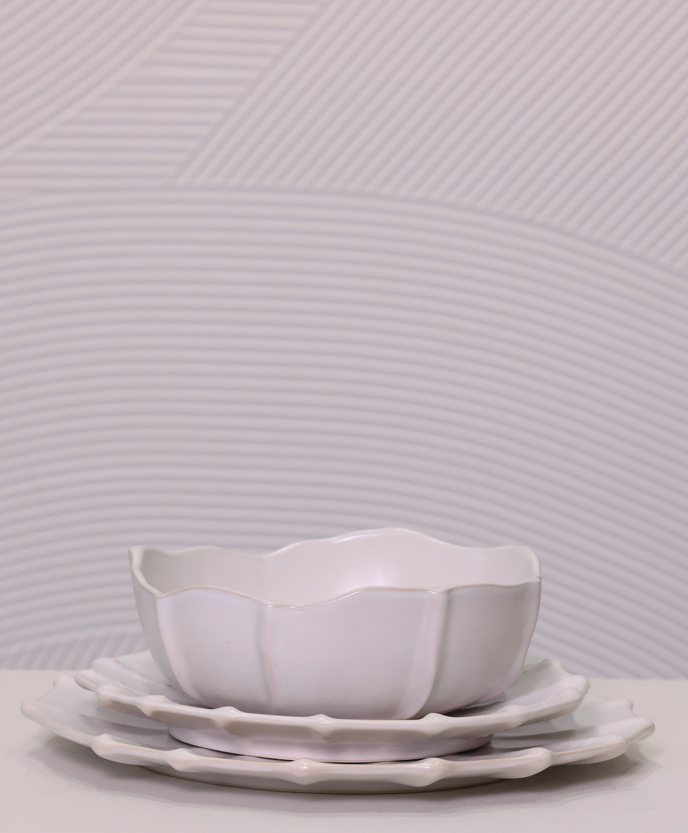 101428 PLATE 28 SEA URCHIN MATTE IVORY, 101427 PLATE 23 SEA URCHIN MATTE IVORY, 101426 BOWL 18 SEA URCHIN MATTE IVORY 101428 PLATE 28 SEA URCHIN MATTE IVORY, 101427 PLATE 23 SEA URCHIN MATTE IVORY, 101426 BOWL 18 SEA URCHIN MATTE IVORY