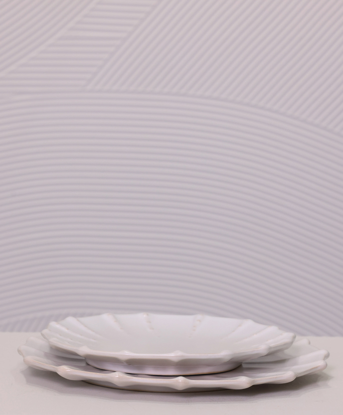 101428 PLATE 28 SEA URCHIN MATTE IVORY, 101427 PLATE 23 SEA URCHIN MATTE IVORY 101428 PLATE 28 SEA URCHIN MATTE IVORY, 101427 PLATE 23 SEA URCHIN MATTE IVORY