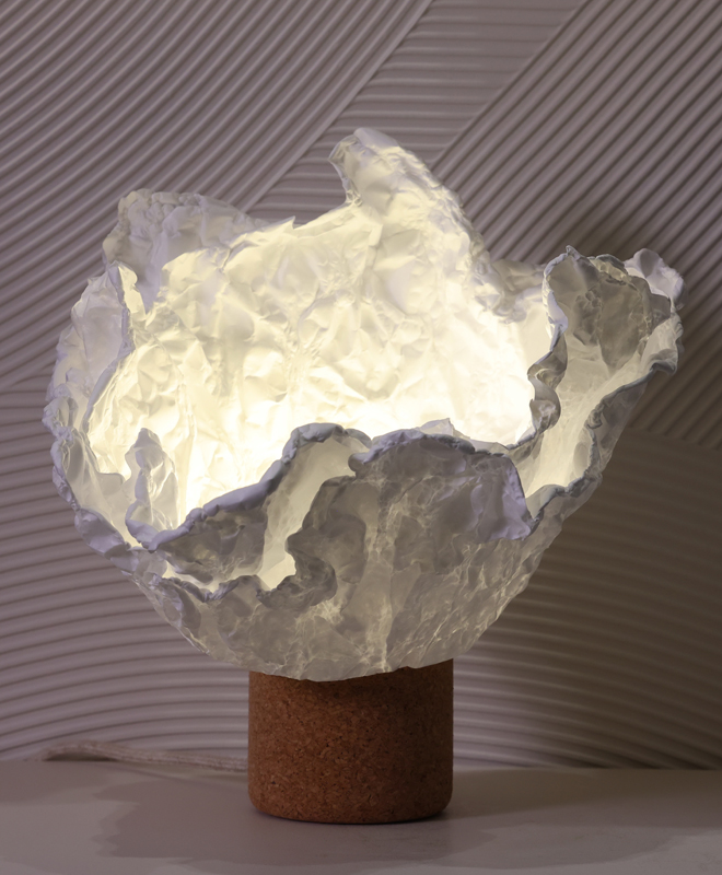 101451 TABLE LAMP FLORELLE, LINEN CORD 101451 TABLE LAMP FLORELLE, LINEN CORD