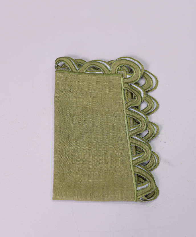 NAPKIN HALO GREEN/ GREEN